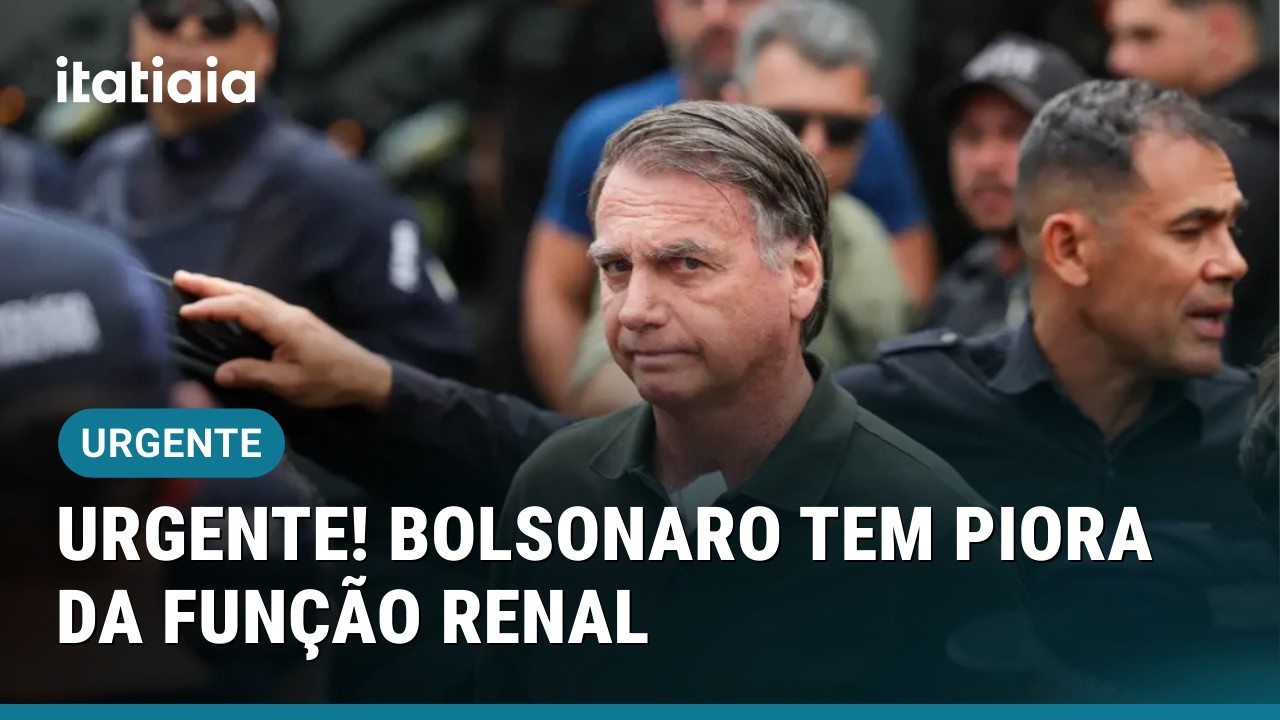 URGENTE! JAIR BOLSONARO TEM PIORA DA FUNÇÃO RENAL, AFIRMA NOVO BOLETIM MÉDICO