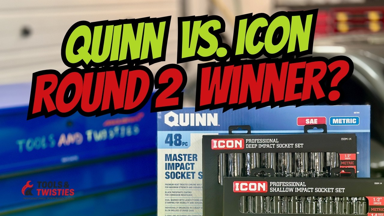 🔥Who Wins? ICON VS. QUINN: Round 2! IMPACT SOCKETS🔥  Harbor Freight Tool War.  #harborfreight #icon