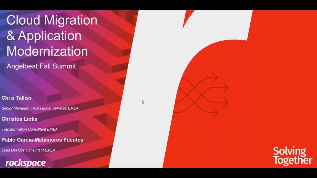 Application Modernization Strategy and Use Cases with Rackspace