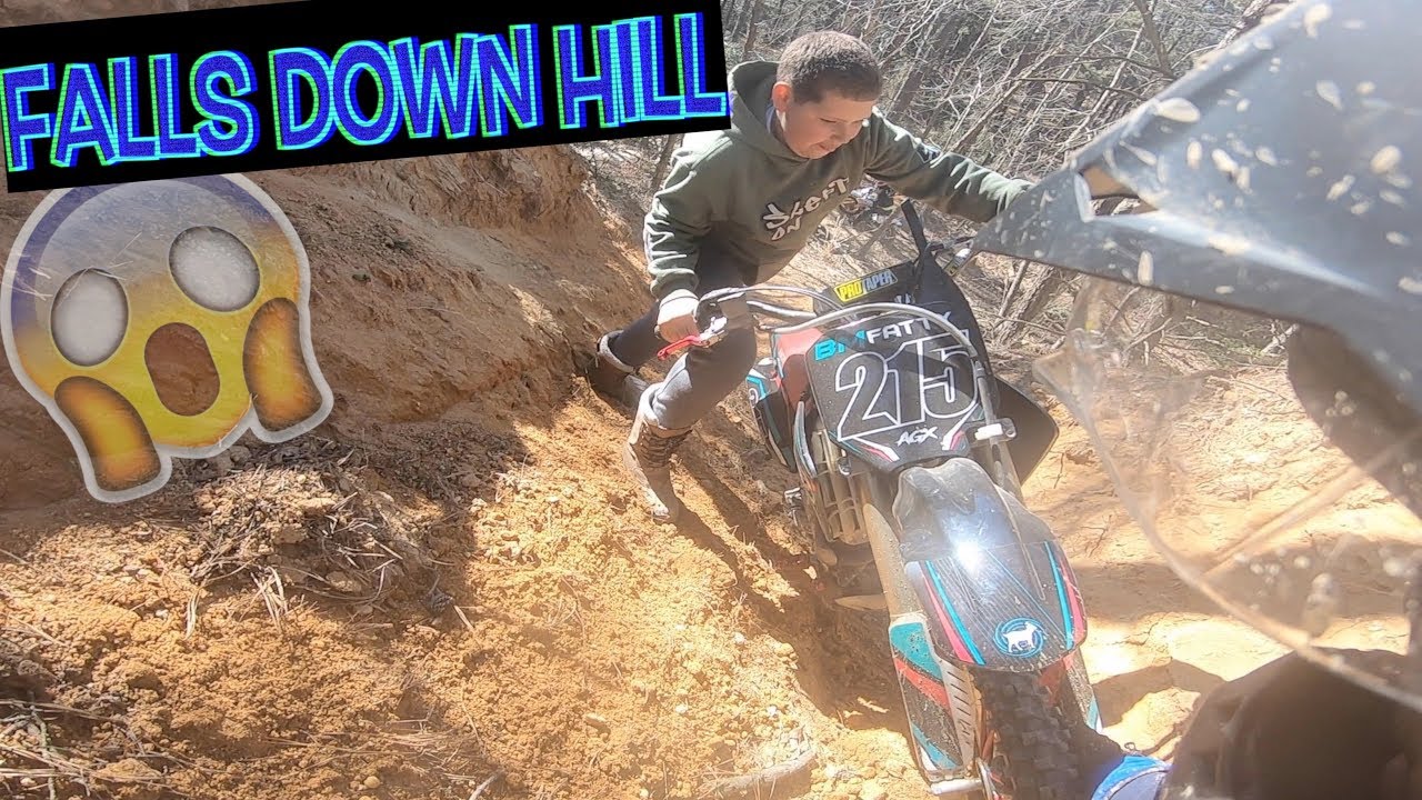 FATTY FALLS DOWN A HILL ? | BRAAP VLOGS