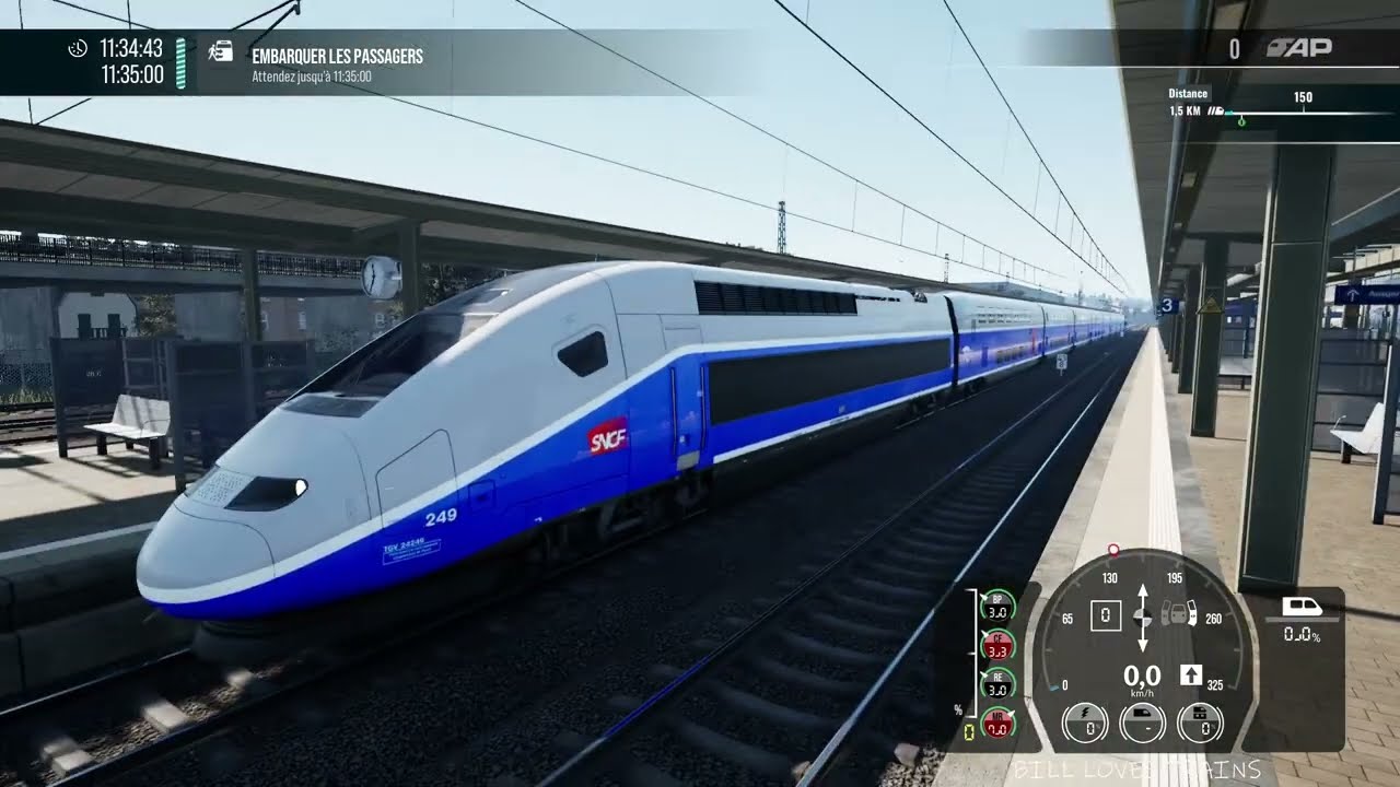 Train Sim World 5 : Kaiserslautern - Mannheim en TGV Atlantique