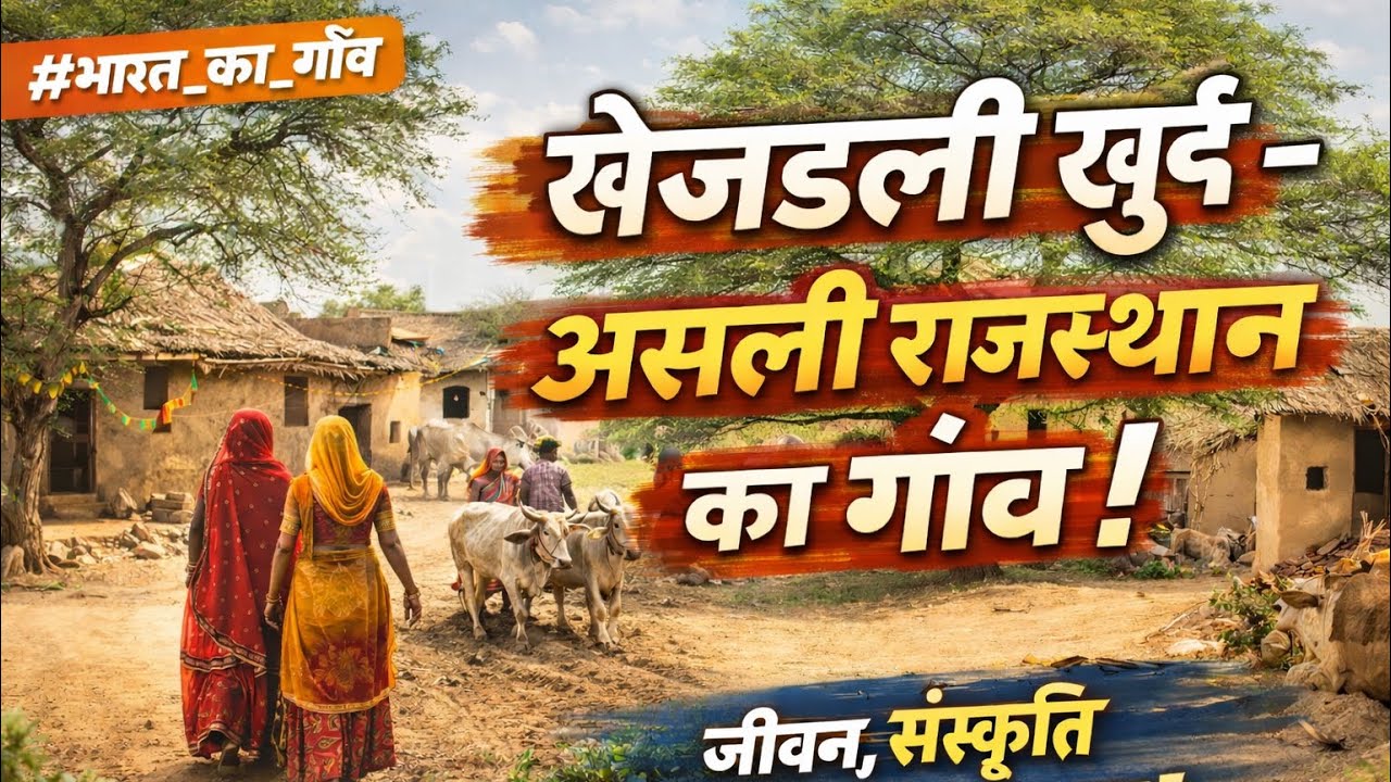 KHEJDLI KHURD ll खेजडली खुर्द ll भारत के गाँव ll भारत की आत्मा ll खेजडली खुर्द (जोधपुर)