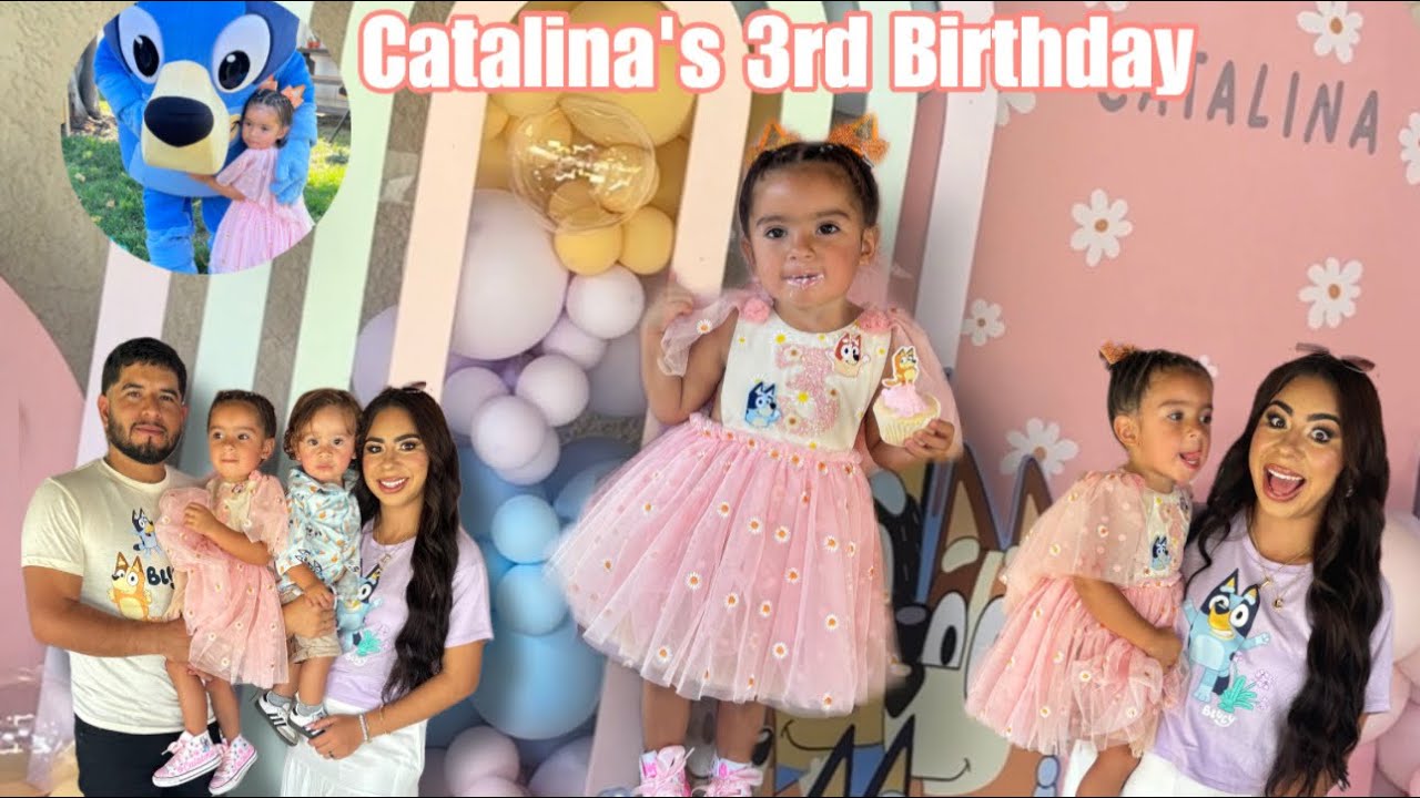 LA FIESTA DE CATALINA ! | 3RD BIRTHDAY, BLUEY THEME