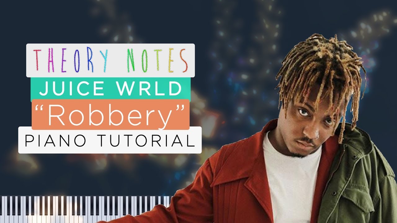 How to Play Juice WRLD - Robbery | Theory Notes Piano Tutorial