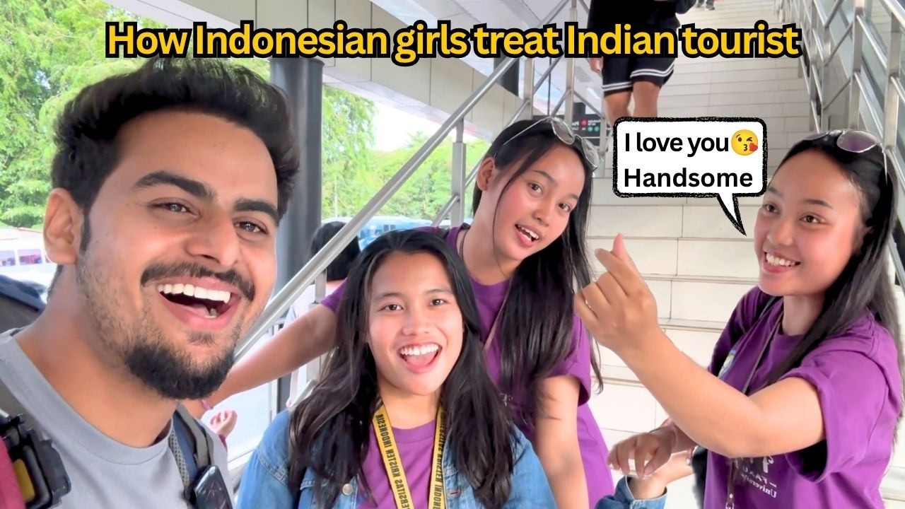 Cutie Indonesian girl fall in love with Indian boy 😍 | INDONESIA GIRL LIFESTYLE | VILLAGE GIRL