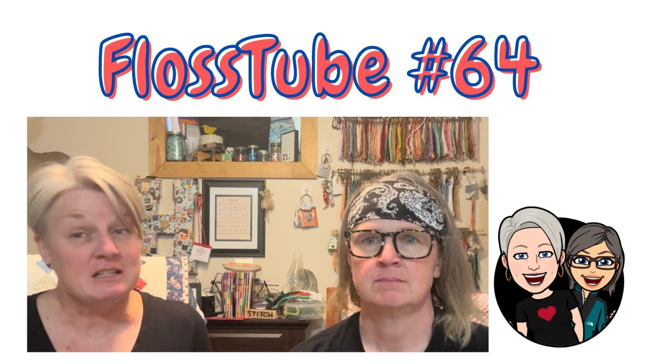 FlossTube #64...Just stitching and enjoying the weather