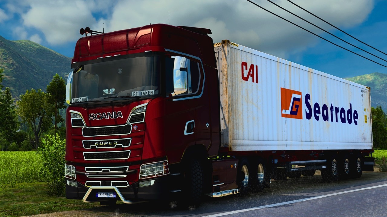 Epic Realistic Rain Conditions in ETS2! | Project Next Gen Rain Addon |   Project Ultimate Reshade