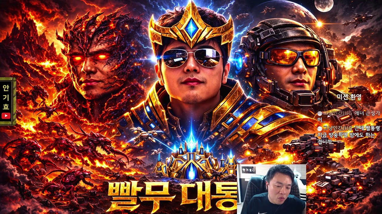 [안기효] 스타 빨무 빨통령 4월 4일 낮 방송 다시보기 풀영상 스타크래프트 starcraft