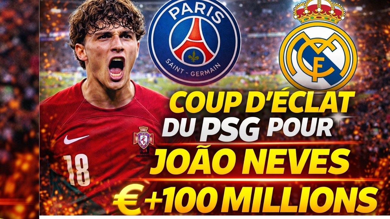 PSG  João Neves blindé jusqu’en 2030