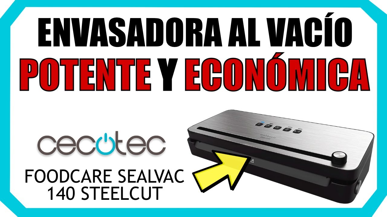 💥¡Probamos la SEALVAC 140 STEELCUT! | 👉🏻¡Una ENVASADORA AL VACÍO para SÓLIDOS Y LÍQUIDOS | Opiniones