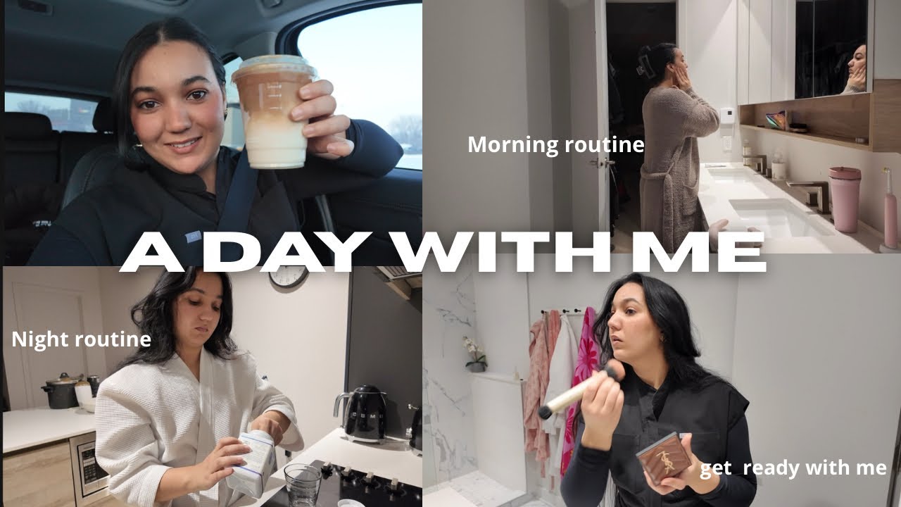 my 5am winter morning routine🌧️🧘🏻‍♀️☕️روتيني الصباحي في البرد قبل الخدمة🥶😷