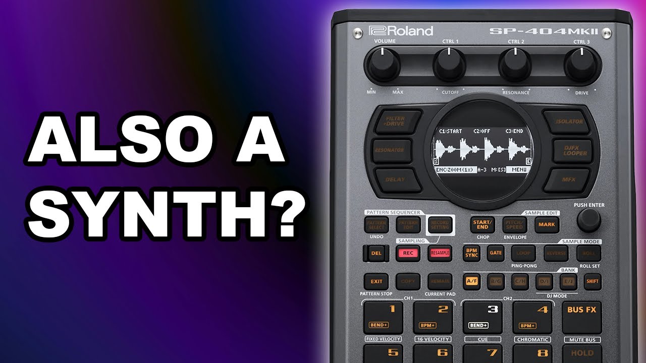 The SP-404 MKII is more than a sampler…