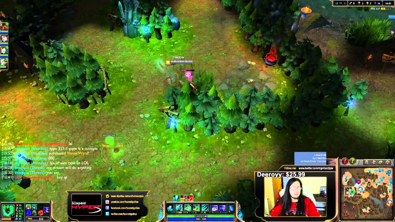 Imaqtpie Thresh vs Morgana [Diamond 1 Ranked solo queue AD]
