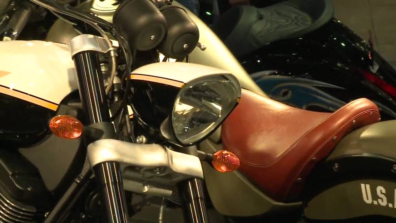 Victory Unveils US Army Themed Bikes at Cycle World show