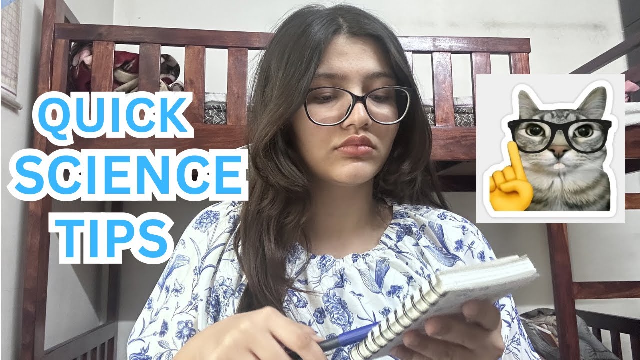 Last-Minute Science Tips to Score High 🤓🤞