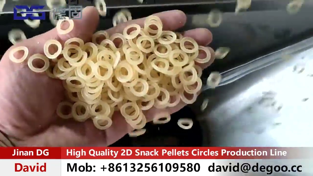 High Quality 2D Snack Pellets Production Line Well Working in Bangladesh