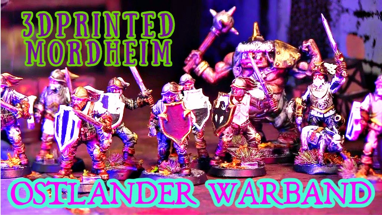 3D Printed Mordheim Ostland Warband