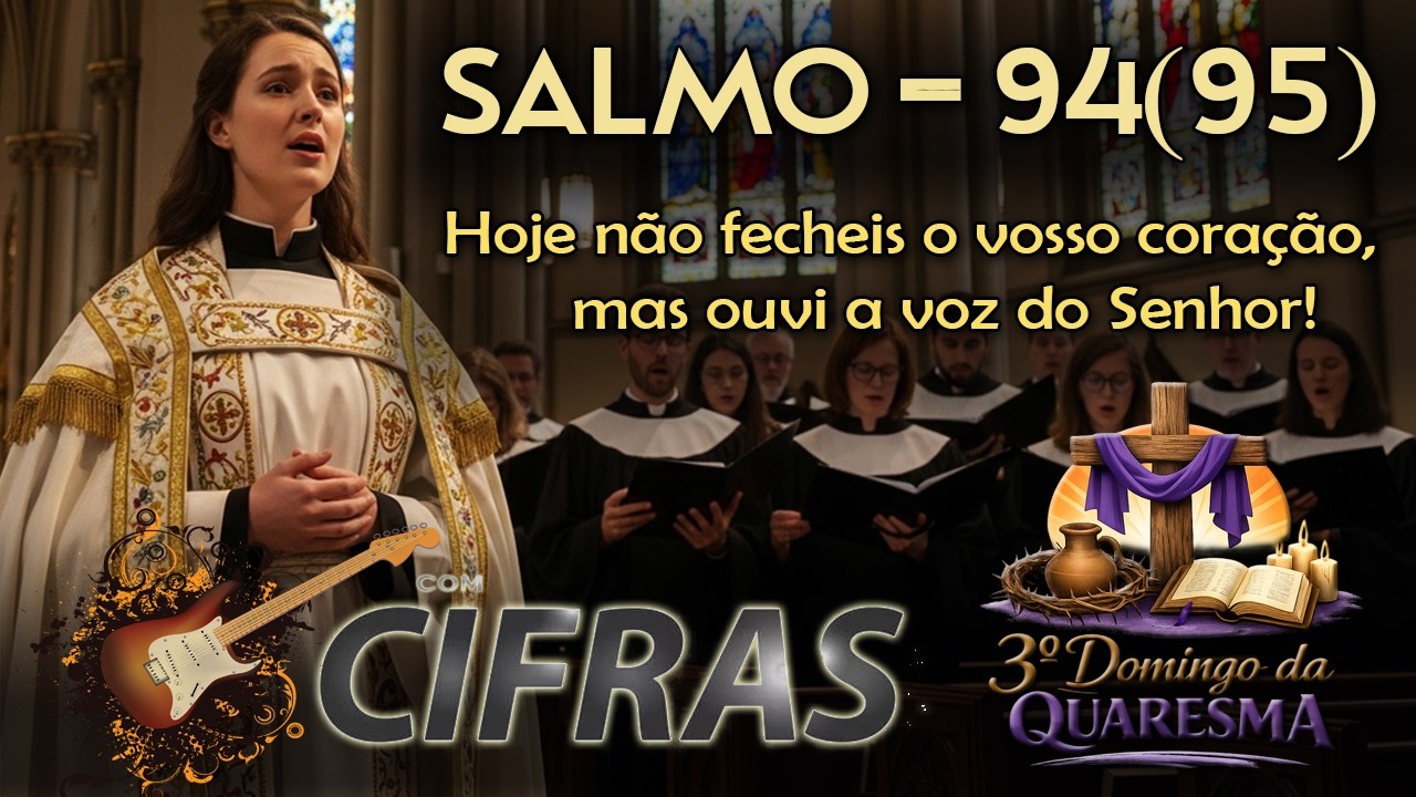 SALMO -  Hoje não fecheis o vosso coração, mas ouvi a voz do Senhor!