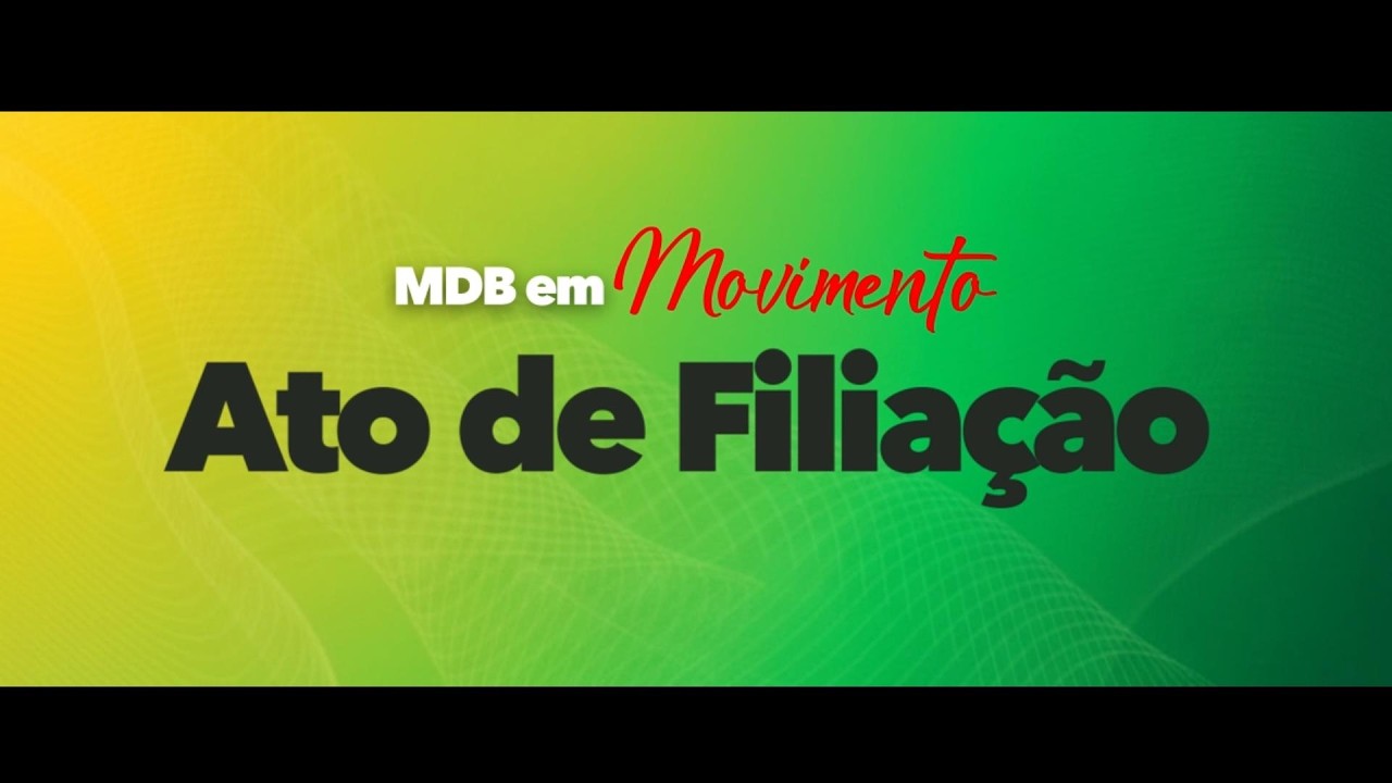 ATO DE FILIAÇÃO MDB AMAZONAS 2026