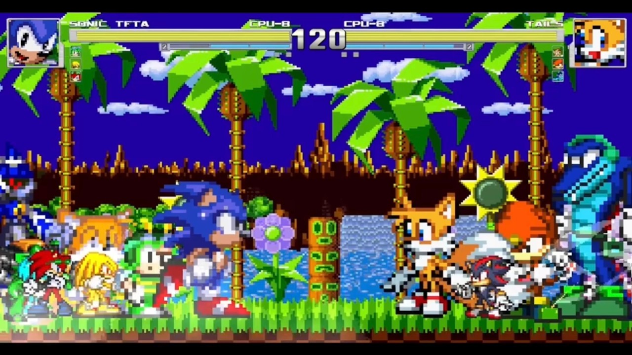 Team Sonic vs. Team Tails (Sonic The Hedgehog) | M.U.G.E.N