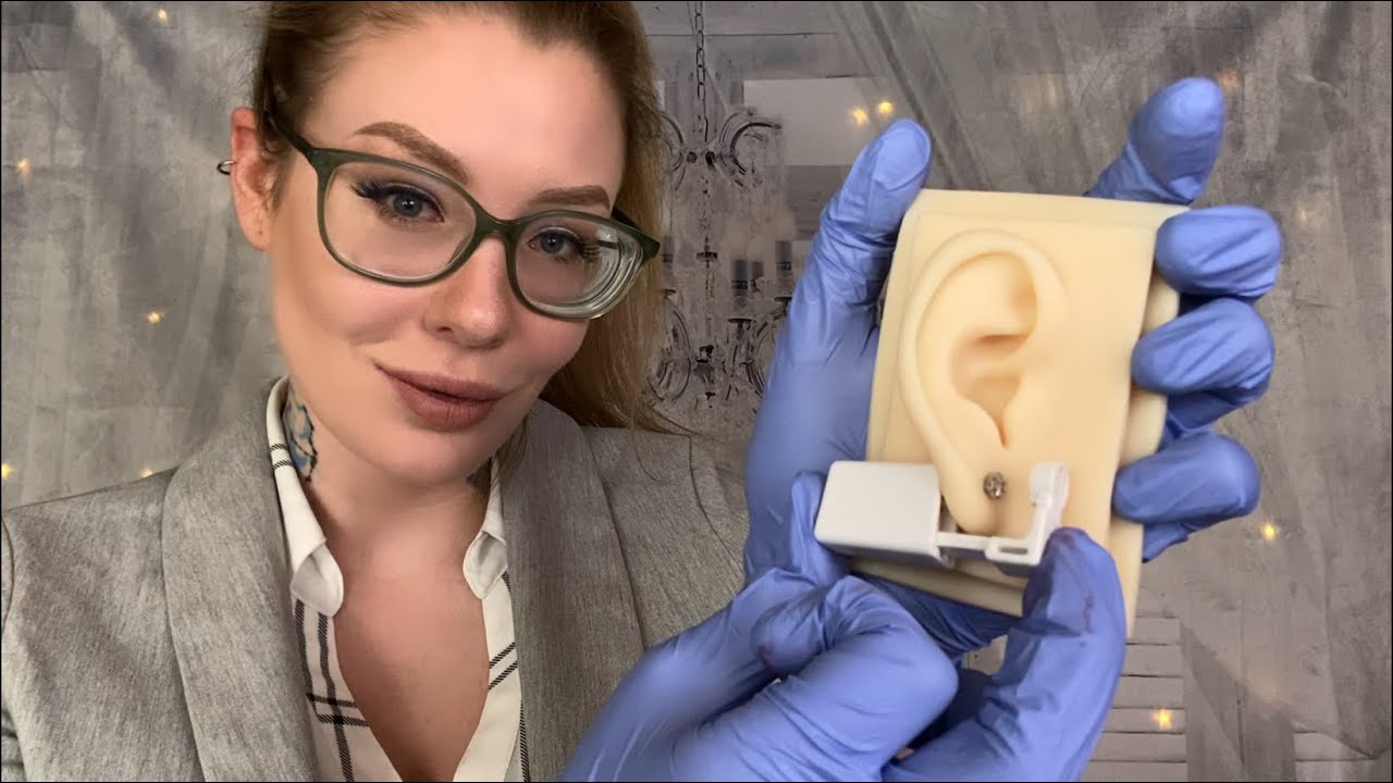 ASMR Piercing Your Ears👂(Not Your Ears, Your EARS)