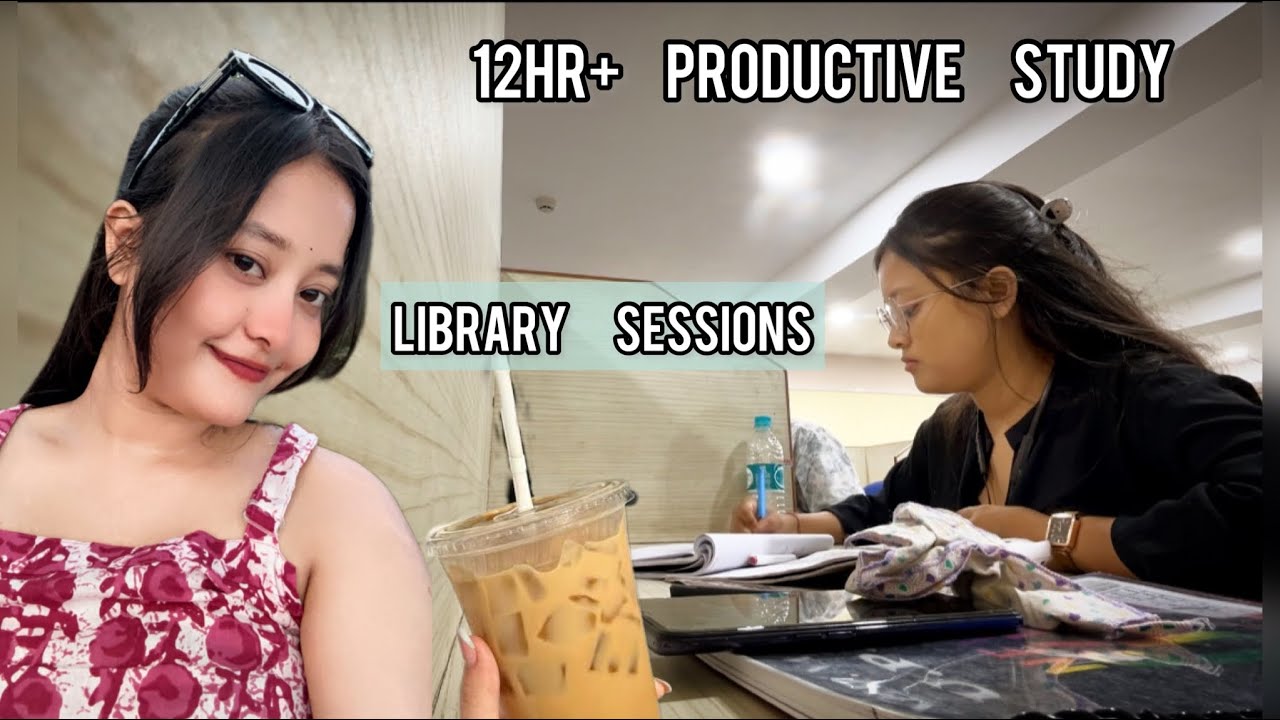 Lets go to library 📚 | A hectic yet productive day | How to overcome distractions while studying?