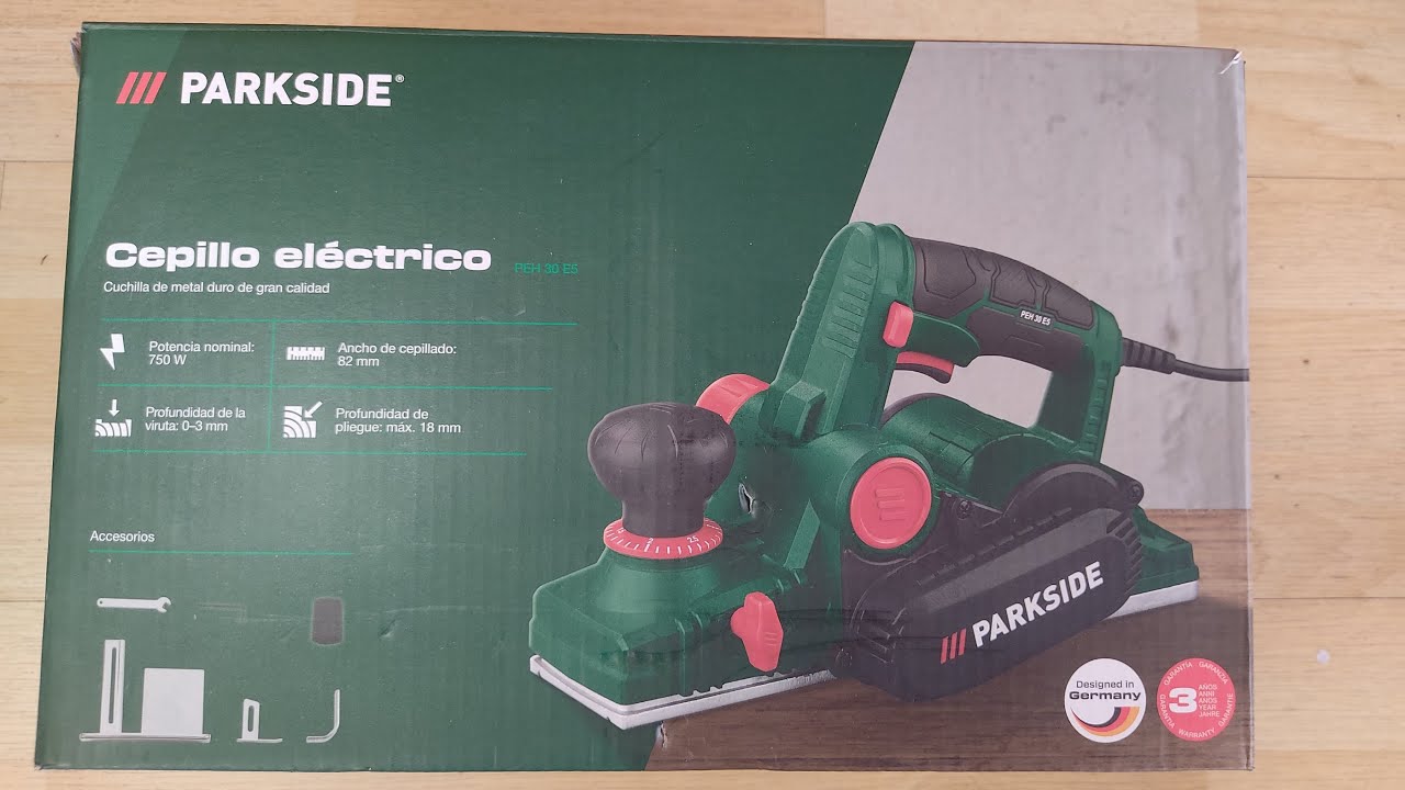 Recensione pialla Parkside PEH30E5 - Vediamo come funziona