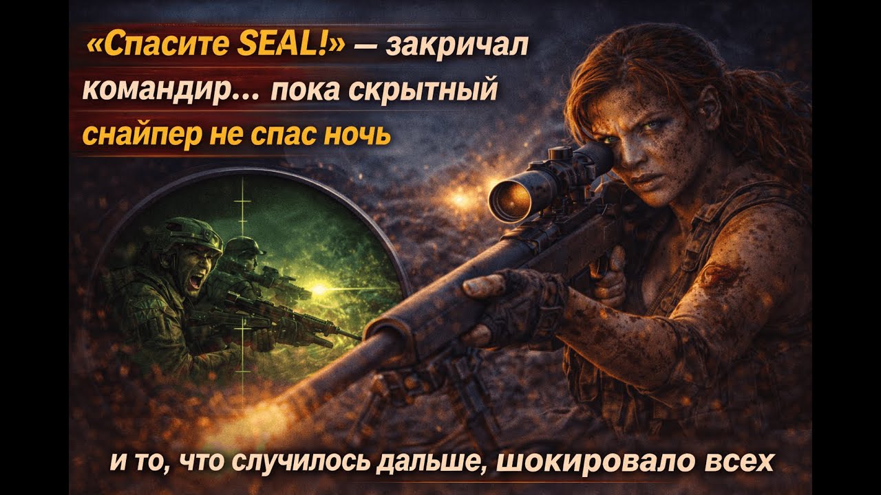 «„Спасайте группу SEAL!“ — закричал командир… пока скрытый снайпер не спас ночь».