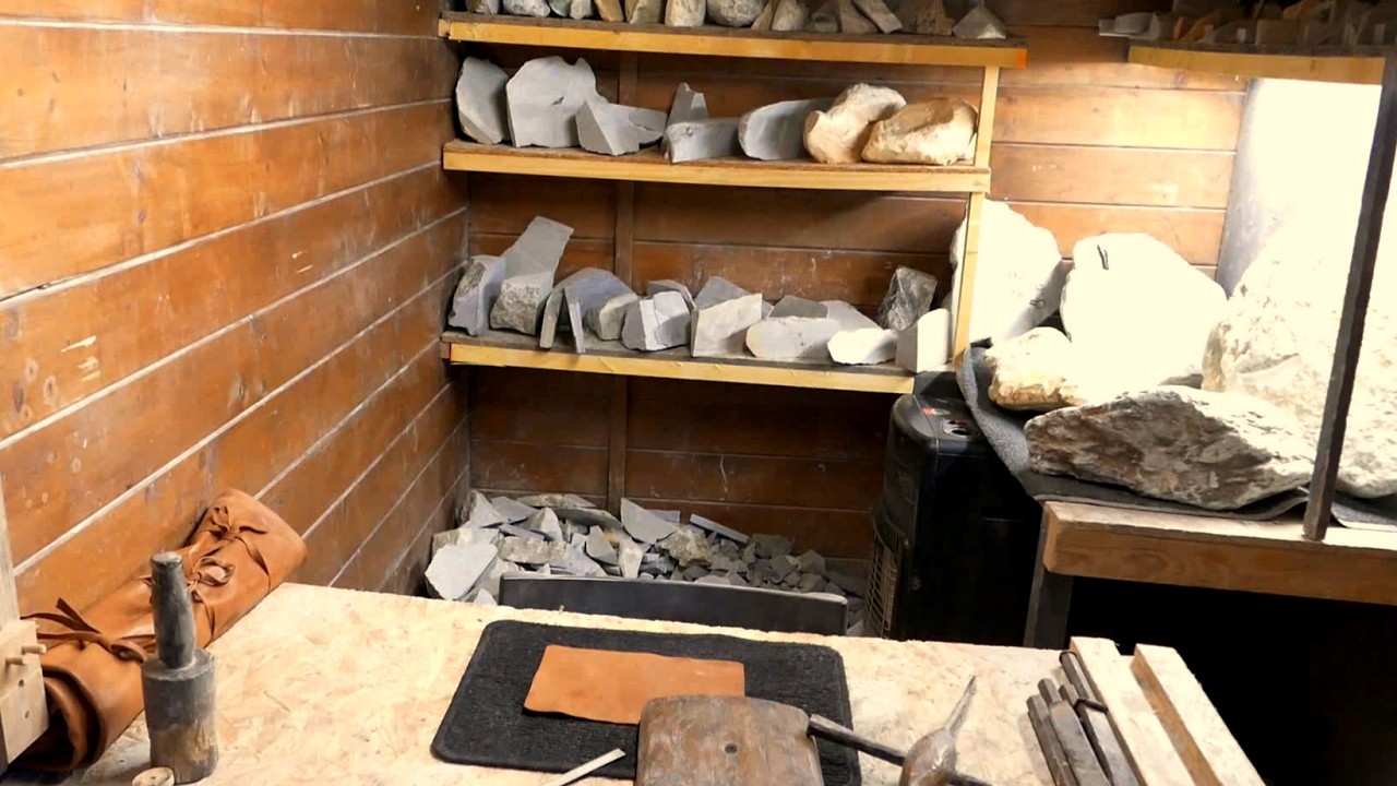 Morning routine at the workshop