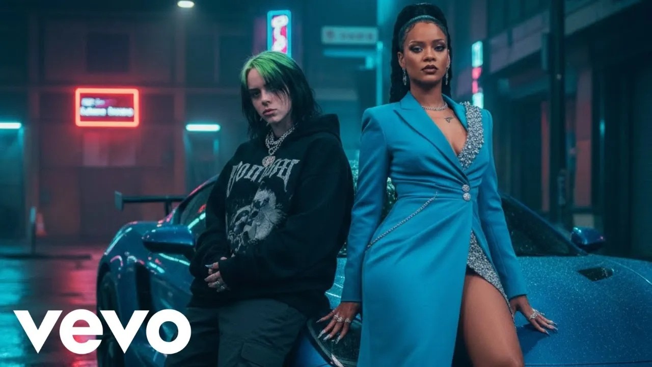 Rihanna & Billie Eilish - NEW AREA (Official Video Lyric)