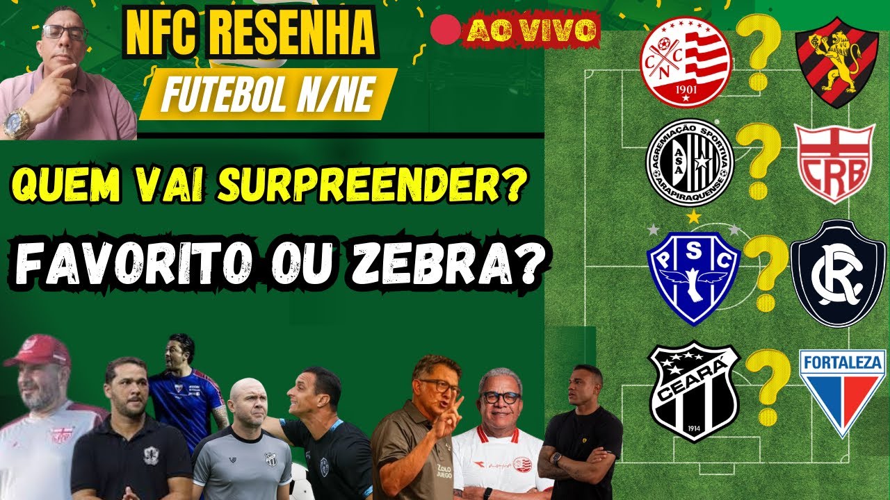 FINAL! 🔥 Quem vai CALAR o rival? Ceará x Fortaleza | CRB x ASA | Paysandu x Remo | Sport x Náutico 📱