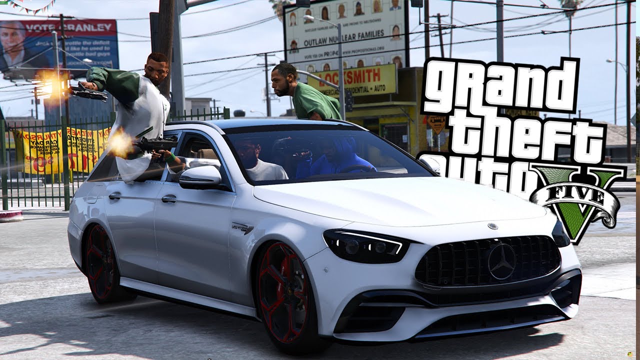 Families VS Ballas(Ho RAPITO CJ) - GTA 5 MOD VITA DA GANGSTER (10) #40