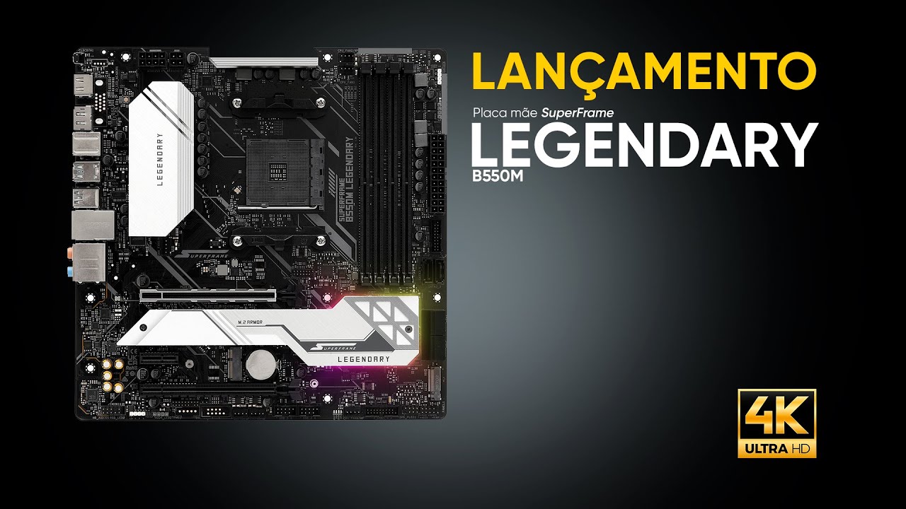 Nova Era Gamer: Placa M&atilde;e SuperFrame B550M Legendary Series j&aacute; dispon&iacute;vel ⚡