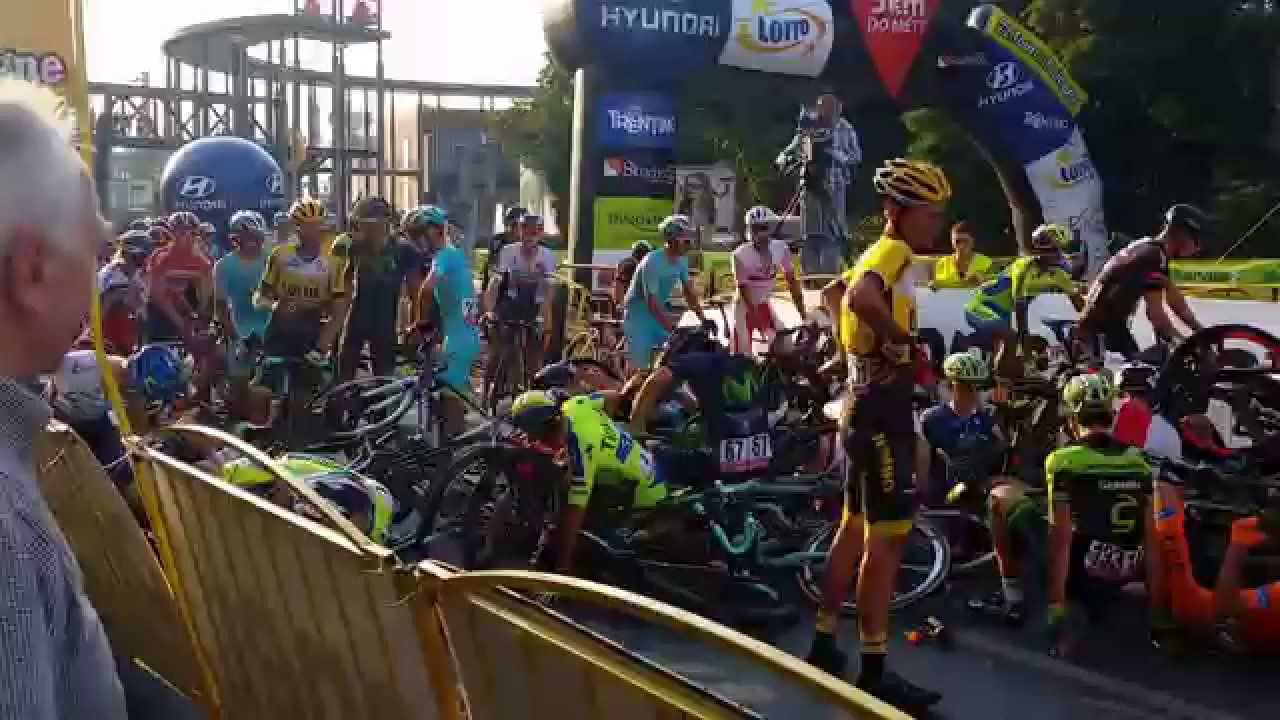 Kraksa Karambol Wypadek Tour de Pologne 2015