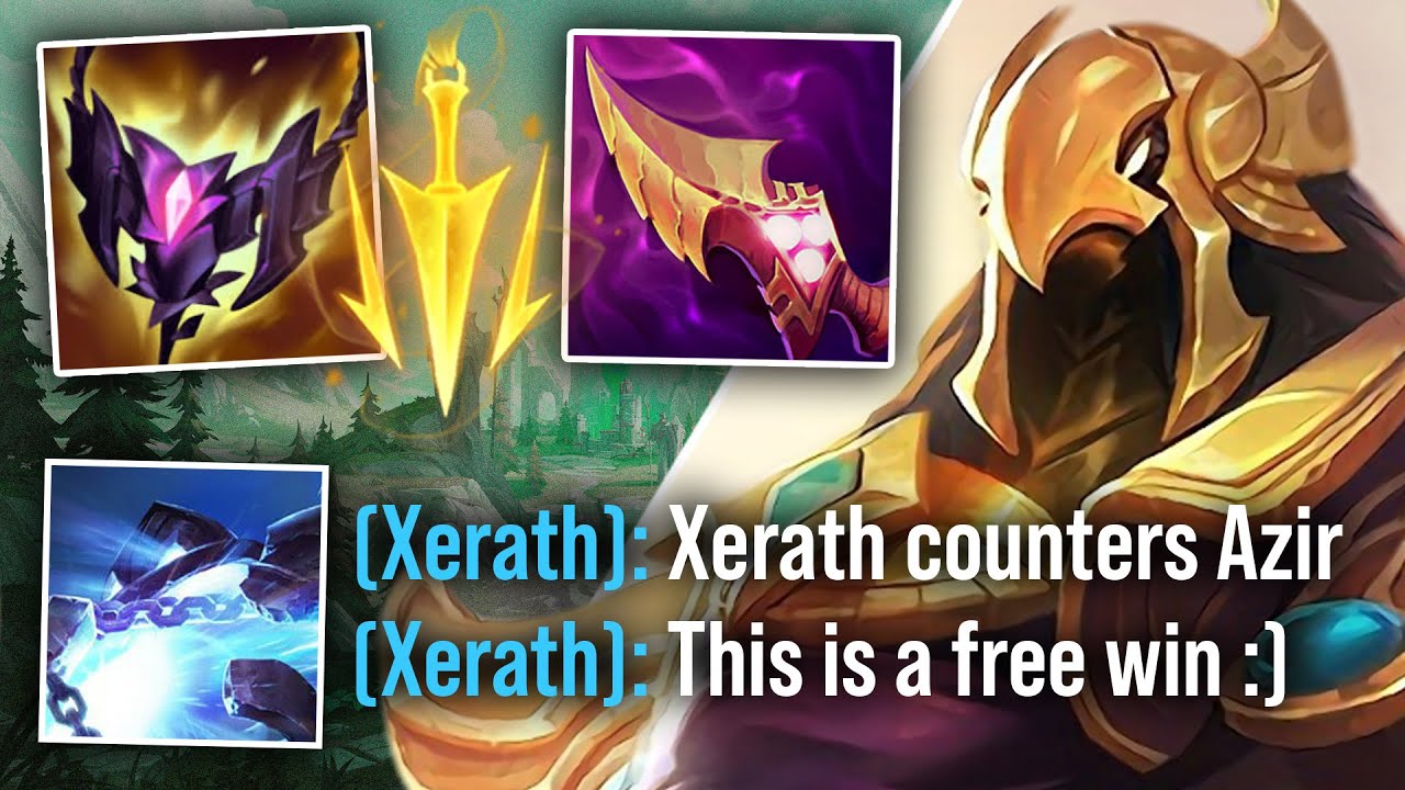 This guy tried to counter pick me with Xerath mid... so I had to teach him a lesson