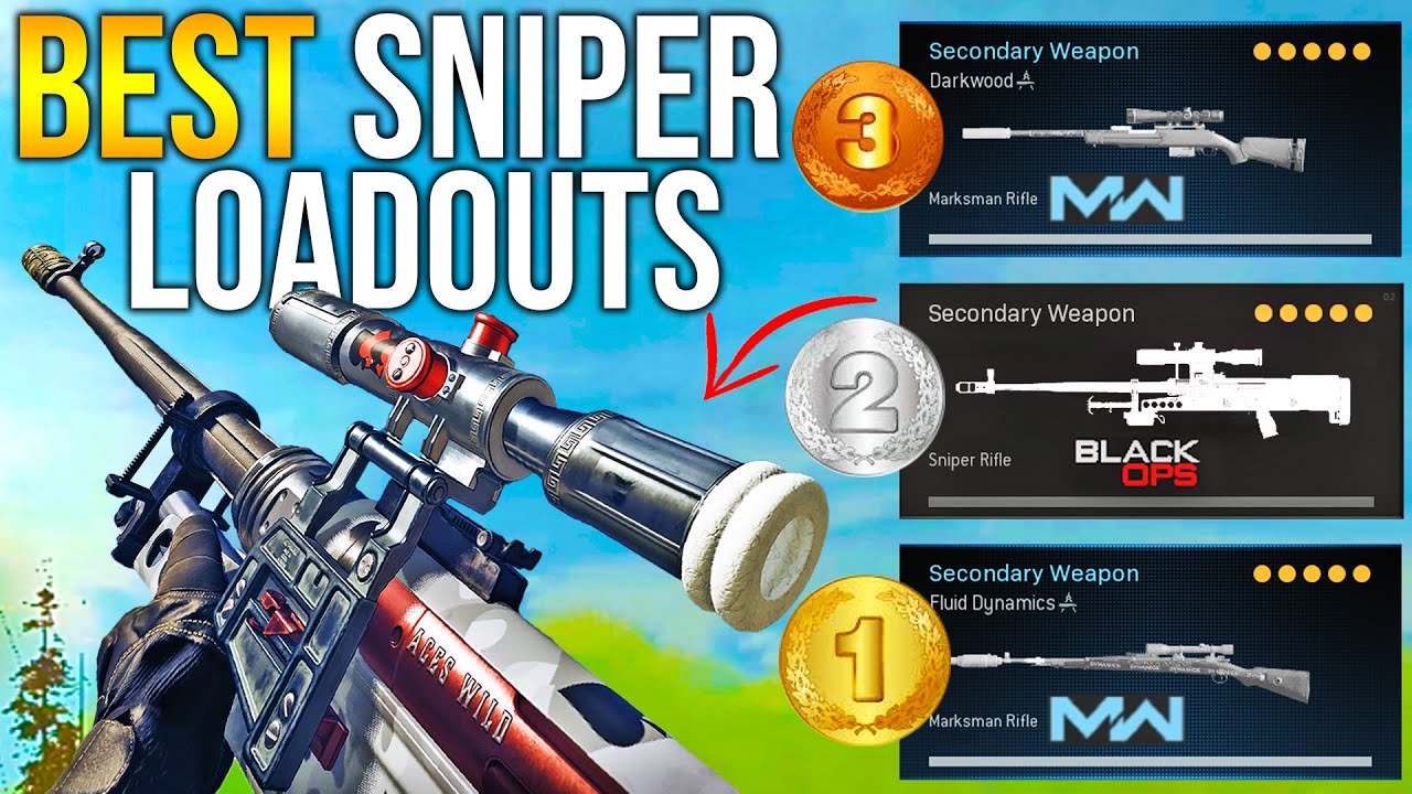 TOP 3 Warzone Sniper Loadouts (+ Secondaries) Season 3 Update