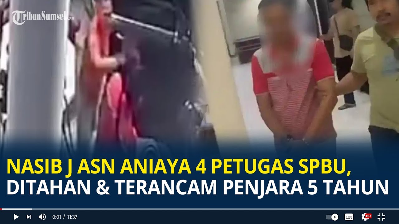 Nasib J ASN Aniaya 4 Petugas SPBU, Ditahan & Terancam Penjara 5 Tahun