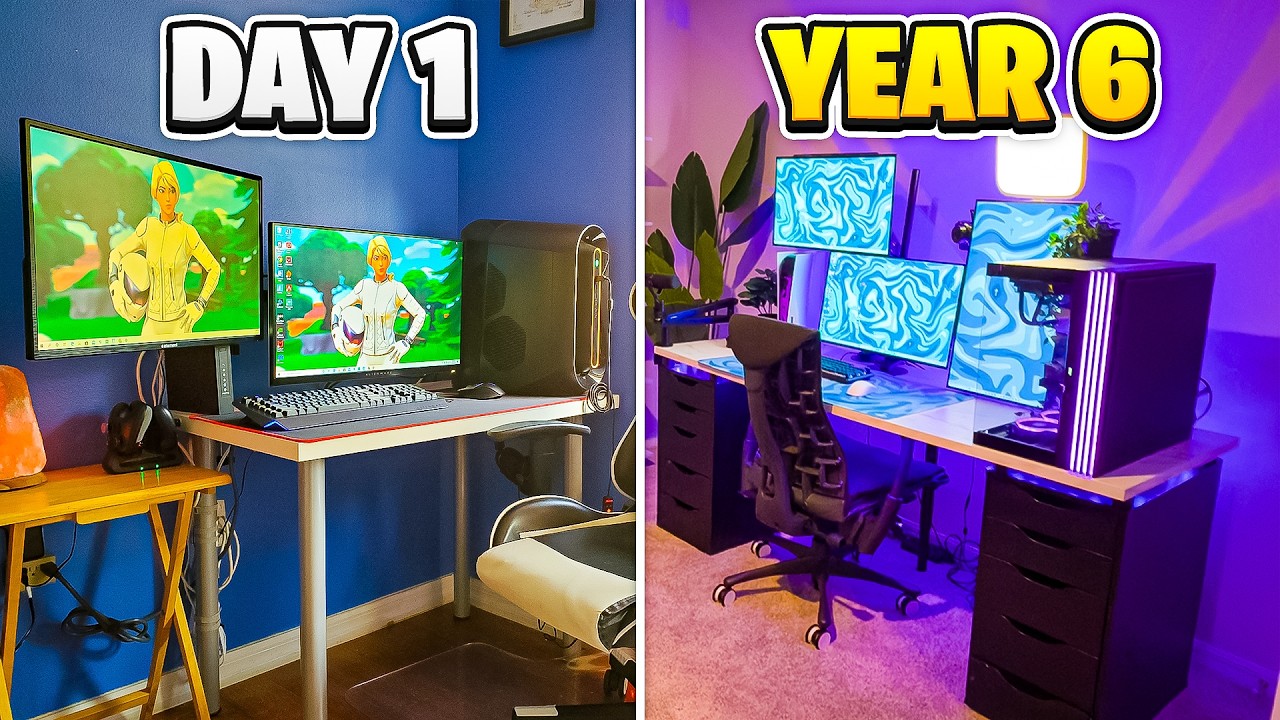 6 Year Gaming Setup Progression… ($2k - $20k)