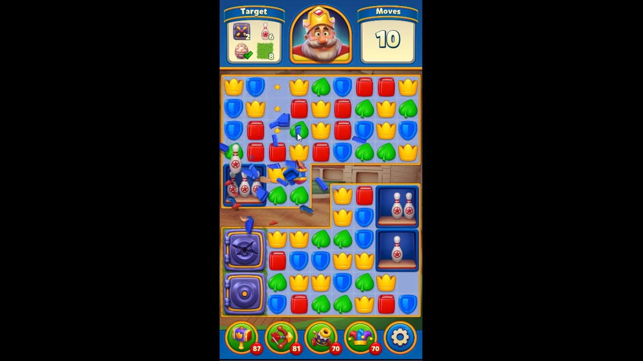 Royal Match Level 1754 - NO BOOSTERS GAMEPLAY 👑 | SKILLGAMING ✔️