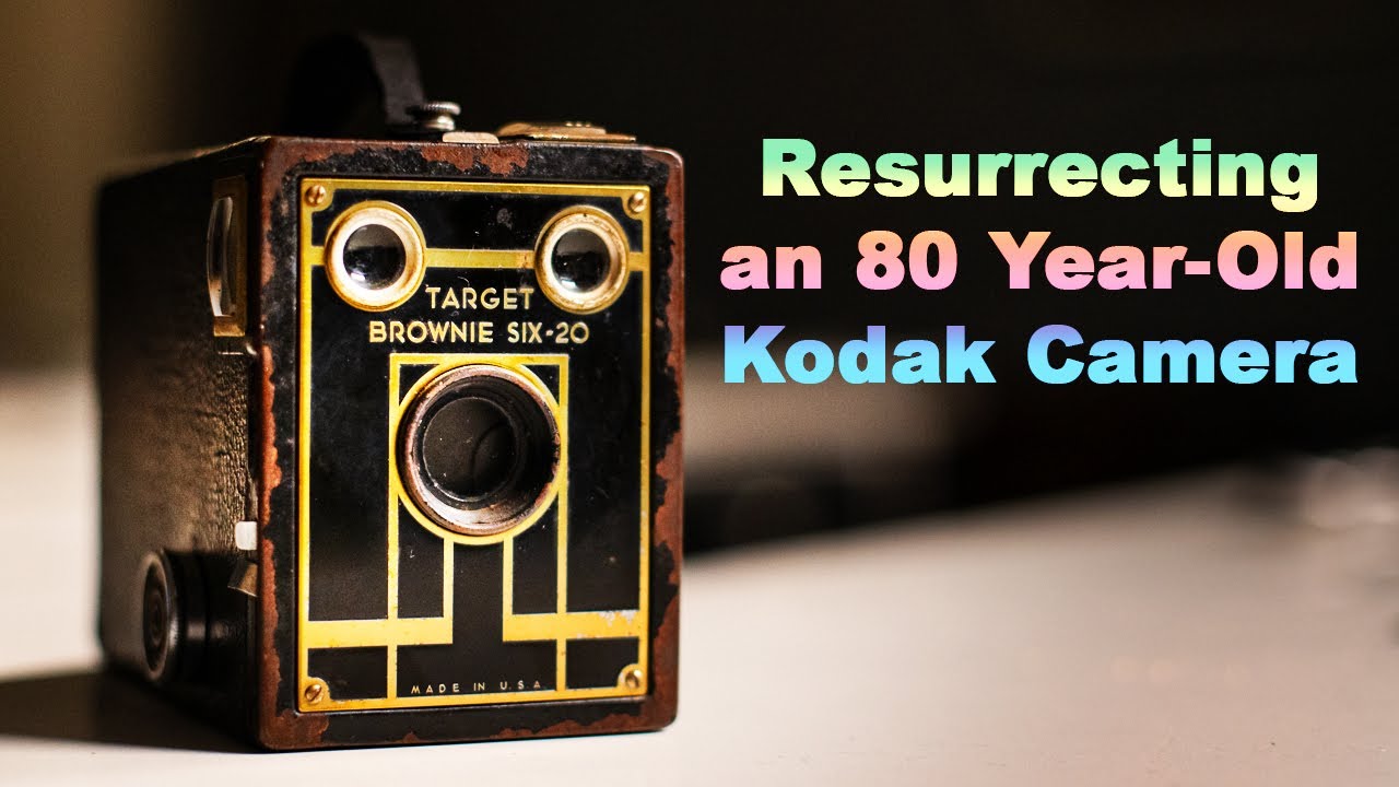 Bringing a Mid-1940's Box Camera Back to Life | Kodak Brownie Target Six-20 Art Deco (camera repair)