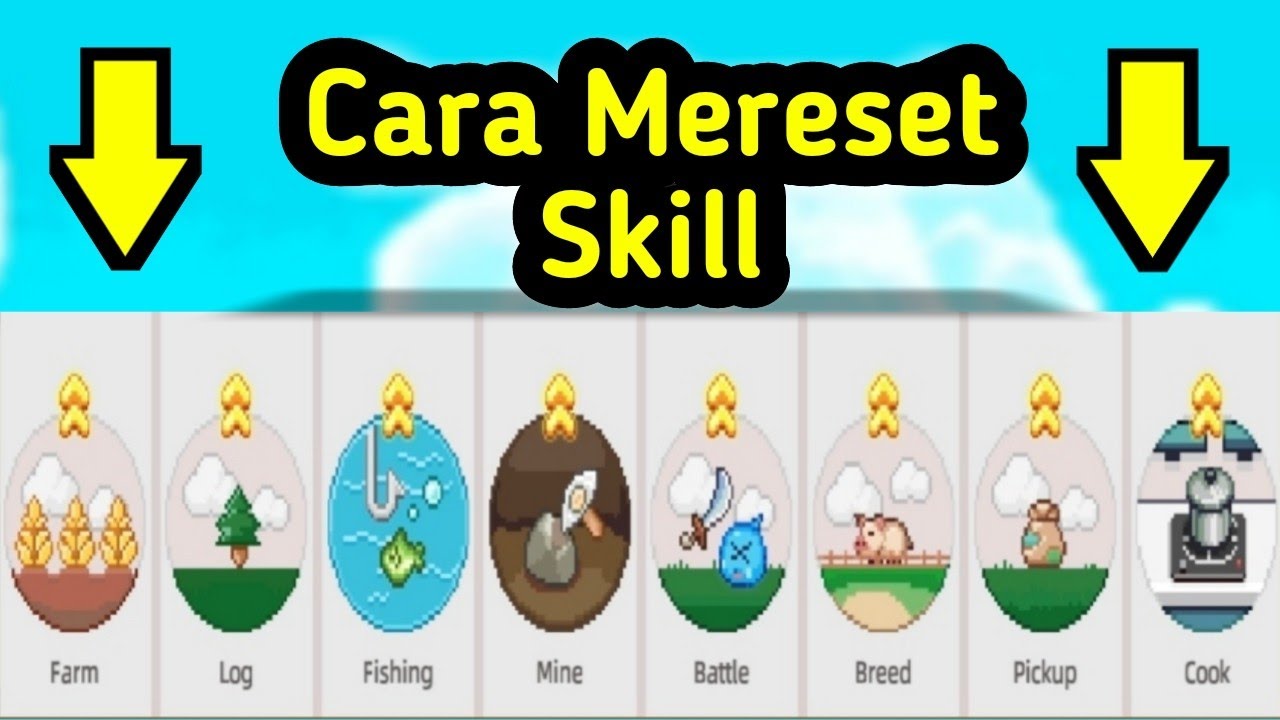 Cara Reset Skill Salah Upgrade - Harvest Town