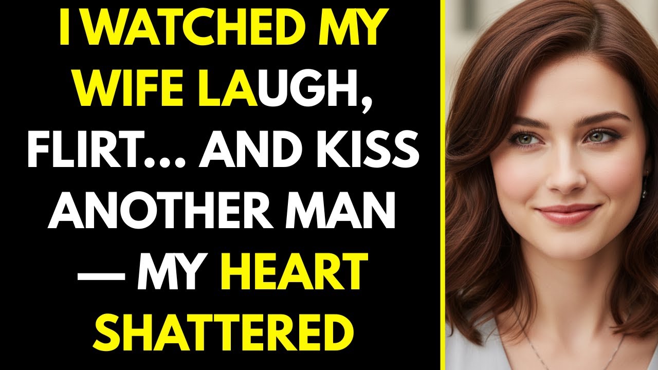 “I Watched My Wife Laugh, Flirt… and Kiss Another Man — My Heart Shattered”