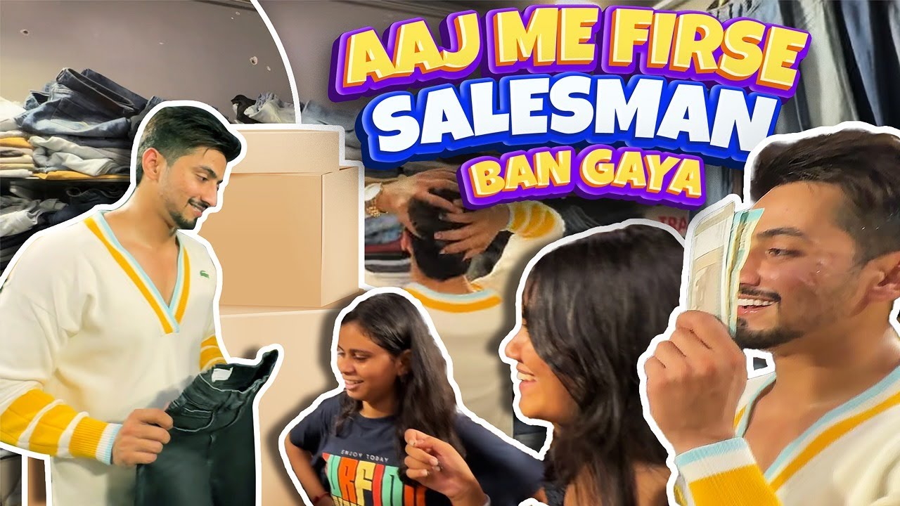 Ek Din Ke Liye Me Firse Salesman Ban Gaya 😁 | @MrFaisu