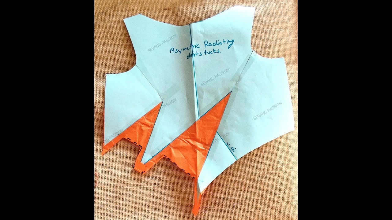 Asymmetric Radiating Dart and Tucks