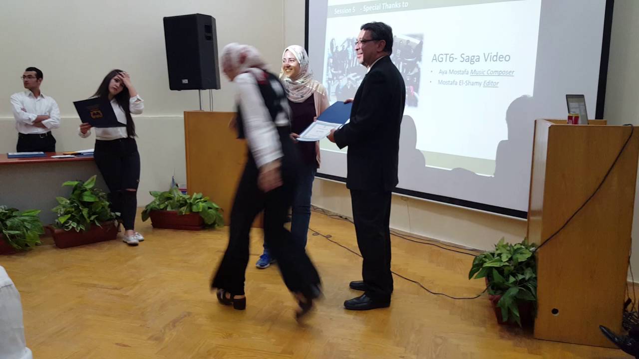 Ayman M Ismail - AGT6 - Awards Ceremony - Aya Mostafa Thanks