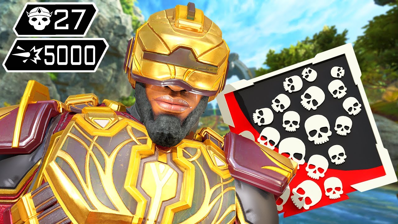 BRUTAL NEWCASTLE 27 KILLS & 5000 DAMAGE (Apex Legends Gameplay)