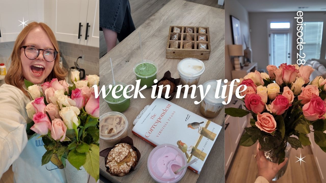 WEEK IN MY LIFE VLOG - we got flowers from Russell Dickerson, book club, date night