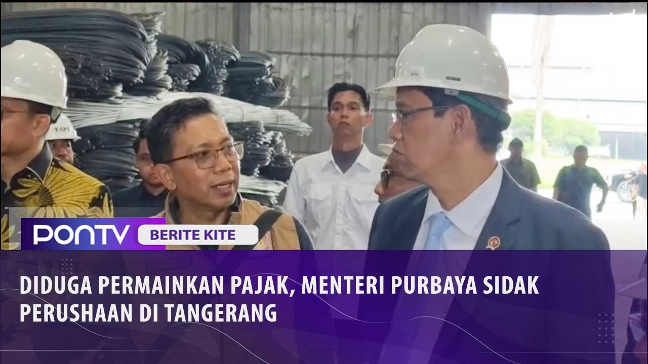 Menteri Purbaya Sidak Perusahaan di Tangerang yang Diduga Permainkan Pajak
