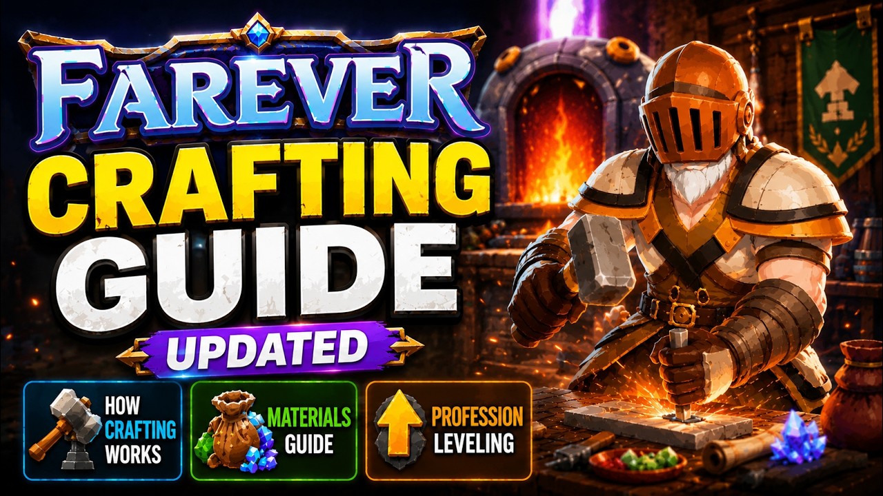 Farever - Crafting Guide Updated | How Crafting Works, Materials, Professions & Leveling