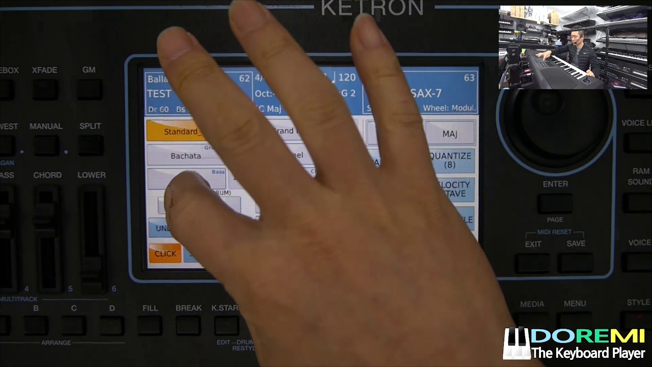 KETRON SD7 리듬 만들기2/도레미악기/02-745-9934